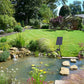 Solar Powered Oxygen Aerator Pump with Air Stone and Ground Stake for Pond Pool and Aquarium