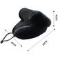 Travel U-Shape Memory Foam Neck Pillow with Noise Reduction Earmuffs Blackout Hat