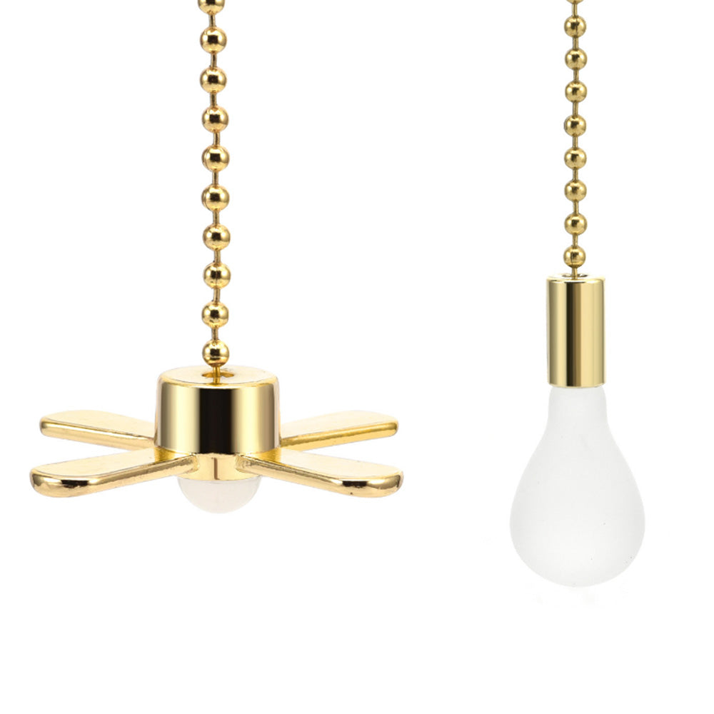 Ceiling Fan Light Bulb Pull Chain Beaded Ball Extension Connector Decor