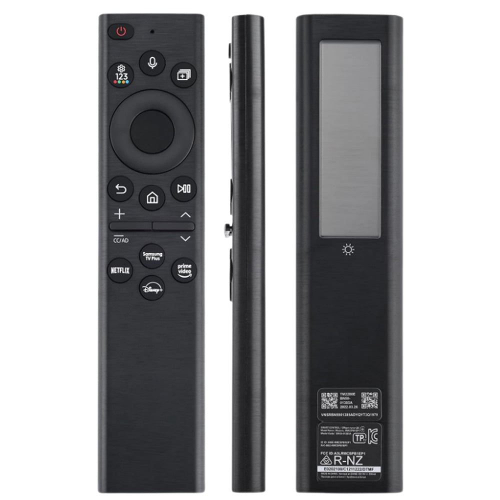 Solar Voice Remote Control for Samsung Smart 4K 8K Ultra HD TVs with Shortcut Buttons