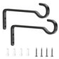 Rustproof Iron Plant Hooks for Wall Outdoor Bird Feeder Planter Baskets Hanger