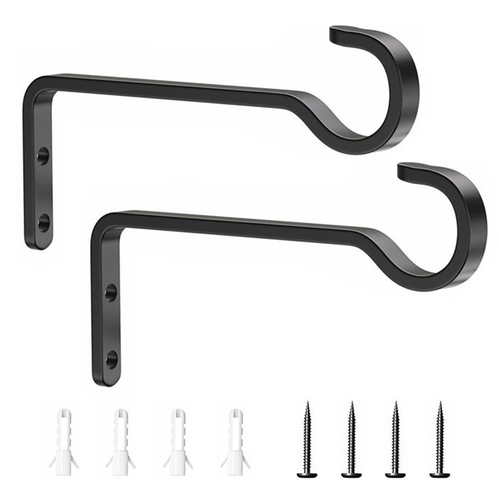 Rustproof Iron Plant Hooks for Wall Outdoor Bird Feeder Planter Baskets Hanger