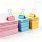 240Pcs Binder Clips and Paper Clips Set 6 Sizes for Office School Home