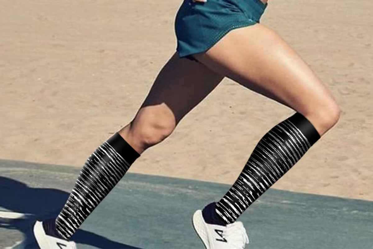 6 Pairs High Stretch Long Socks for Sports Casual Wear for Women - Style 2