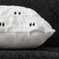 Cute Halloween Ghost Pillow Cover with Zipper for Living Room Bedroom Office