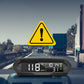 Wireless Car HUD HEAD-UP DISPLAY Solar Panel Digital Speedometer