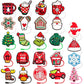 Advent Calendar 24 Days of Christmas Surprises with 10mm Straw Toppers