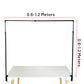 Metal Adjustable Plant Hanger Rail Pole with Clamp