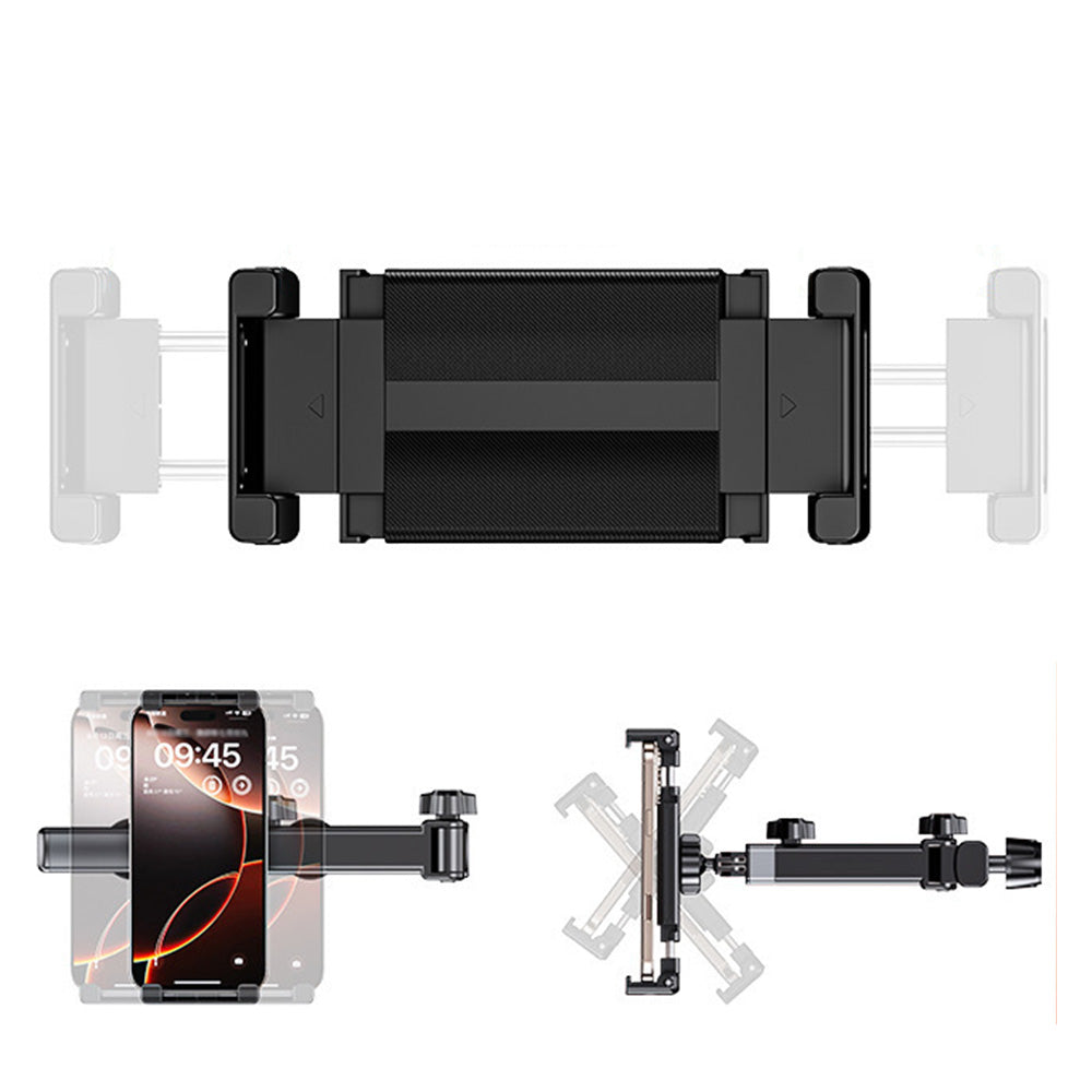 Universal 360 Degrees Extendable Car Headrest Tablet Holder For iPhone iPad