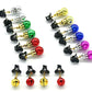 12Pcs Beard Baubles Ornaments Mini Gingle Bells Mustache Christmas Decoration