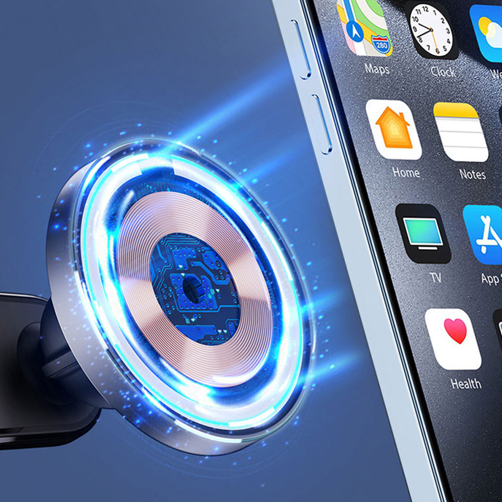2Pcs 15W  Wireless Car Charger Car Phone Holder For iPhone 12/13/14/15