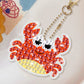 DIY Mermaid Rhinestone Painting Keychain Kits Unicorn Christmas Rhinestone Painting Kit Christmas Tree Hanging Ornaments
