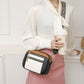 Women Shoulder Bag Cross Body Messenger Handbag with Wide Strap