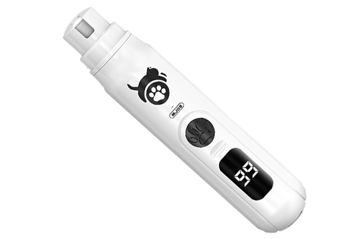 LED Display Pet Nail Grinder Dog Nail Trimmers With 3 Speeds For Small Large Dogs And Cats