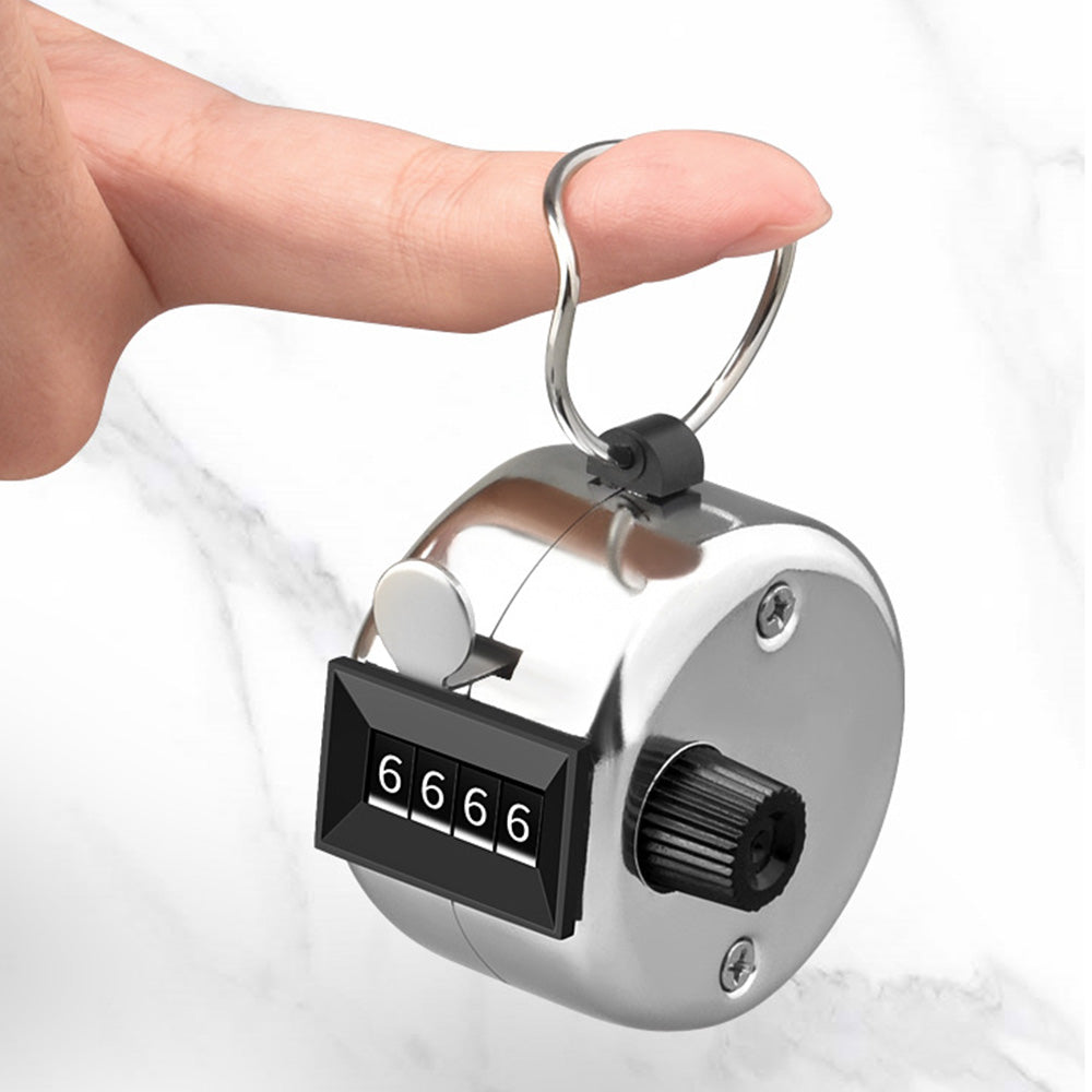 4-Digit Number Clicker Golf Hand Tally Counter