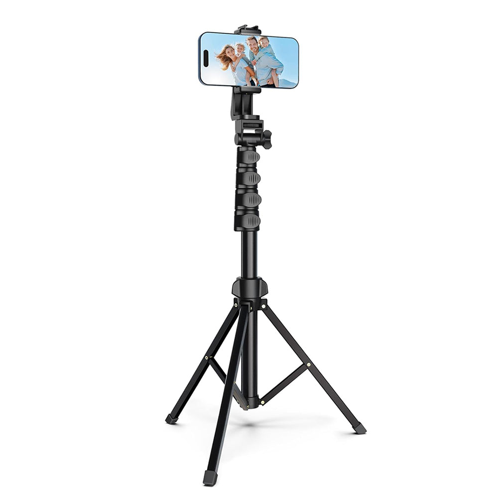 Portable Flexible Tripod Stand Rotating Selfie with Clamp for Mobile Phone Camera