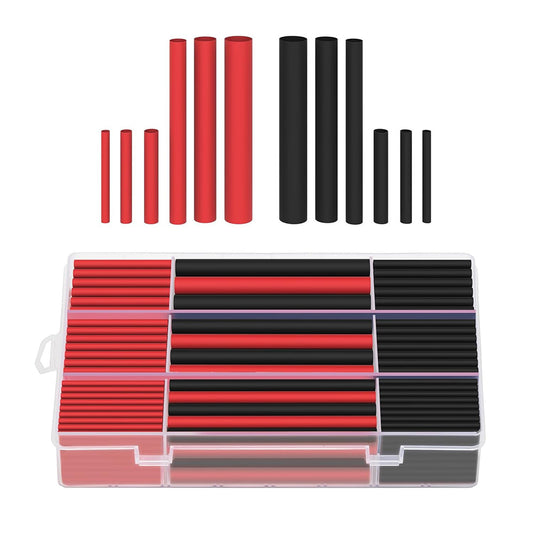 270 Piece Adhesive Lined Heat Shrink Tubing Kit for Wire Insulation