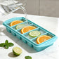 3 Pack Silicone Freezer Trays with Lids for Soup Sauce Meal Prep Storage