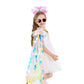 2Pcs Princess Dress-Up Clothes 9Pcs Mermaid Dress-Up Cape Kit