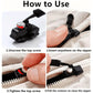 45Pcs Universal Zipper Repair Kit Detachable Slider Replacement Quick Fix Zip Puller