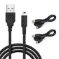 3 USB Charging Cables Compatible with Nintendo 3DS XL 2DS XL DSi