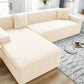 Elastic Full-Cover T-Shaped Jacquard Universal Sofa Slipcover for 1-4 Seater