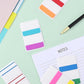 Colored Sticky Index Tabs Page Markers for Books Binders and Notebooks