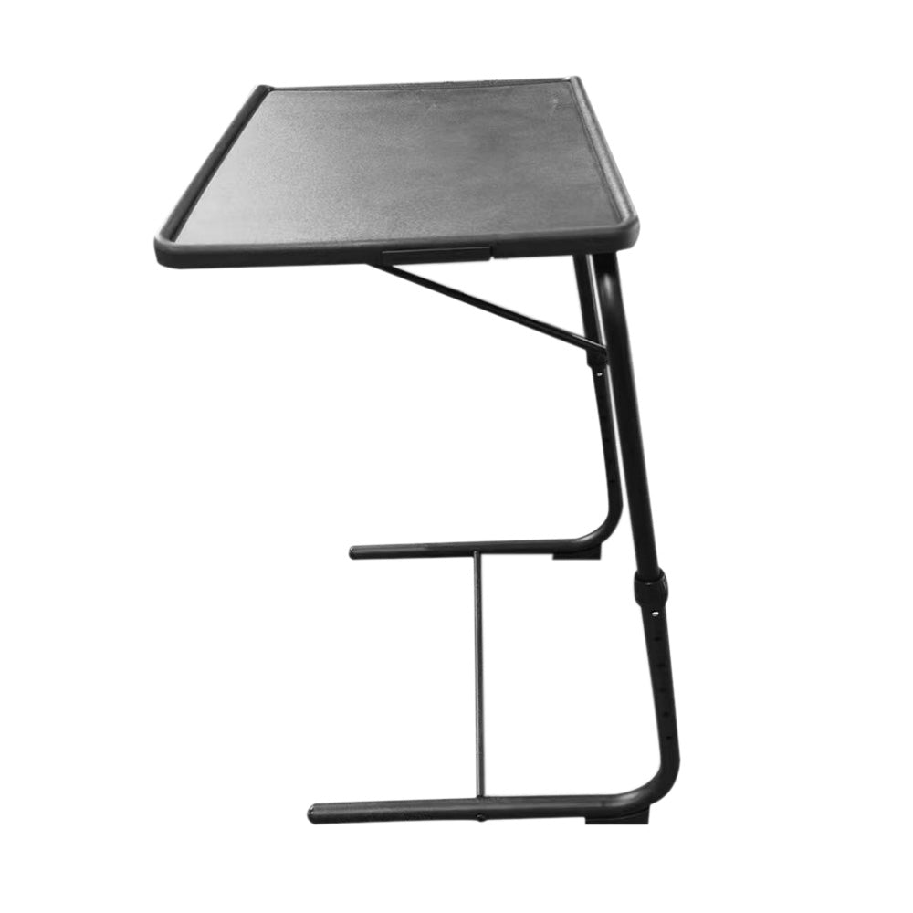 Adjustable Overbed Table with Cup Holder Foldable Bedside Desk for Laptop