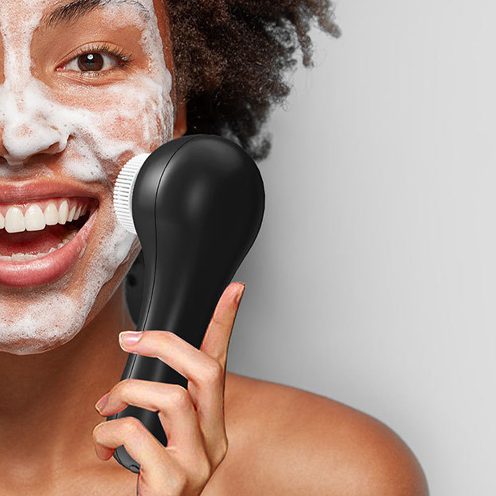 Face Scrubber Exfoliator Rechargeable Facial Cleansing Brush Rotating Cleanser for Exfoliating