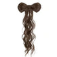 Bow Ponytail Hair Clip for Long Curly Hair Decorative