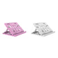 2Pcs Ergonomic Laptop Stand Notebook Tablet Holder-White anf Pink