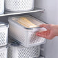 3Pack Fridge Food Storage Container Sets with Lids and Strainer
