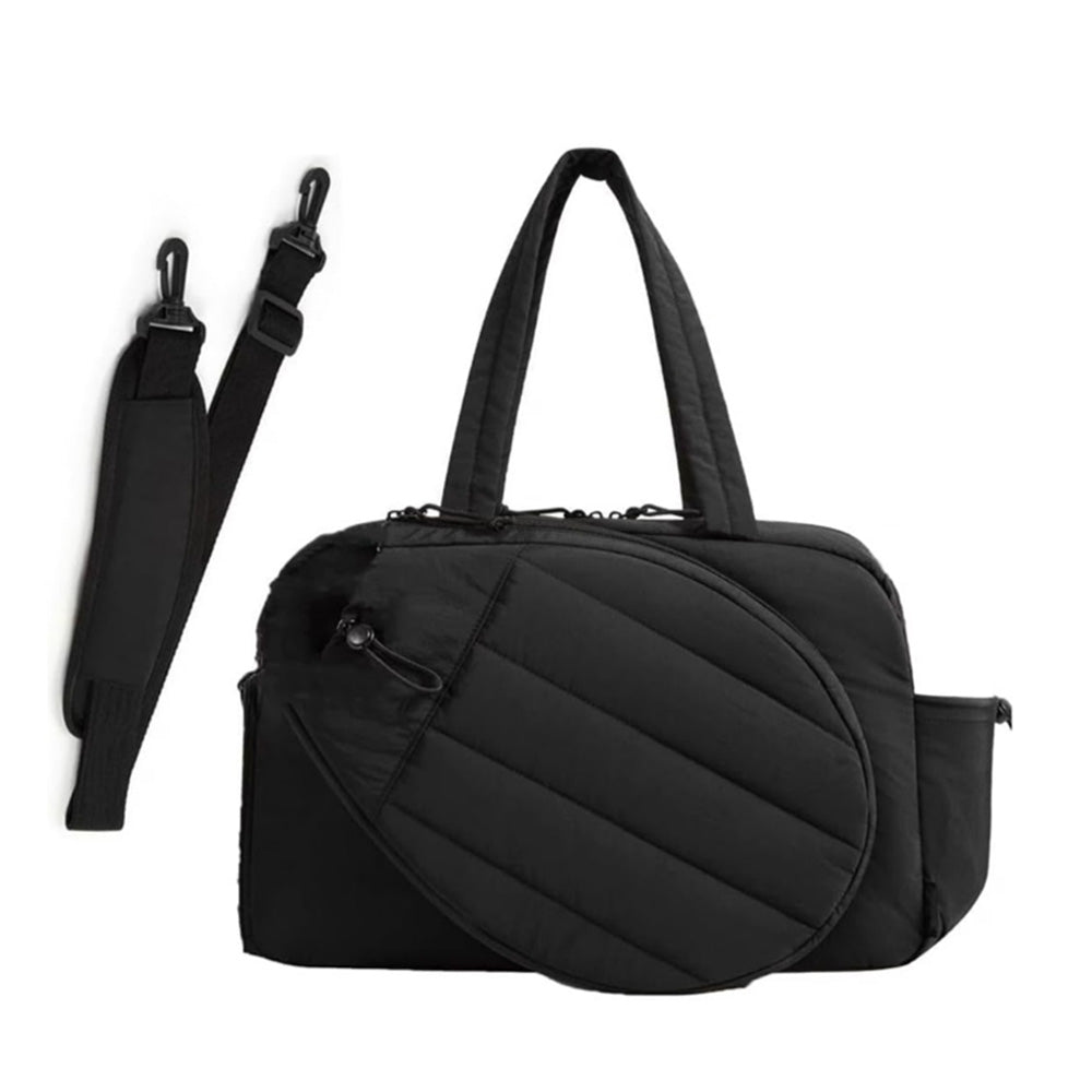 Womens Tennis Gym Bag Sports Tote Fits Two Rackets with Shoe Compartment