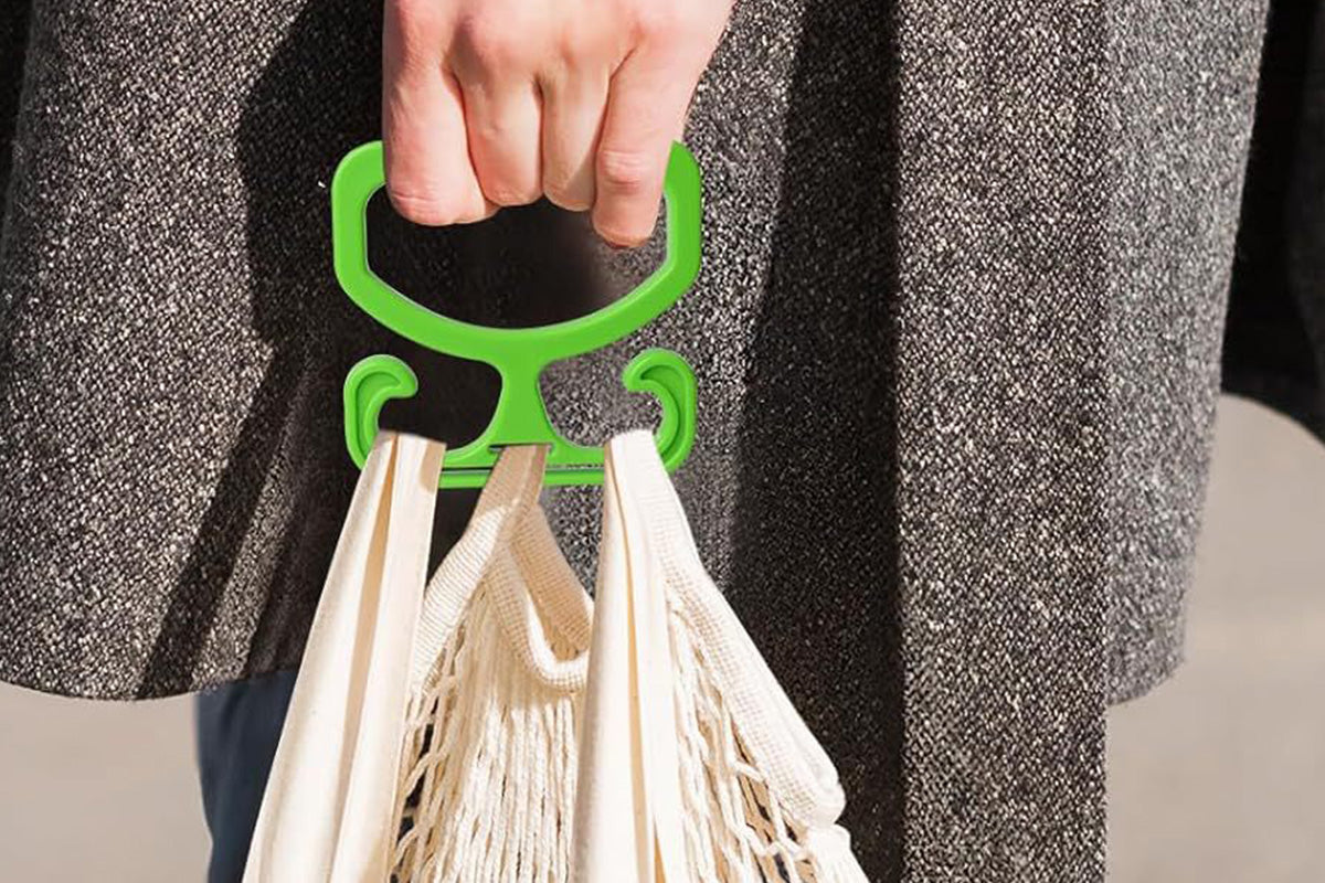 2PCS Grocery Bag Carrier Handles Plastic Bag Holder For Shopping Buckets
