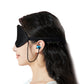 Soft Curved Sleep Eye Masks with Adjustable Strap Soft Foam Ear Plugs
