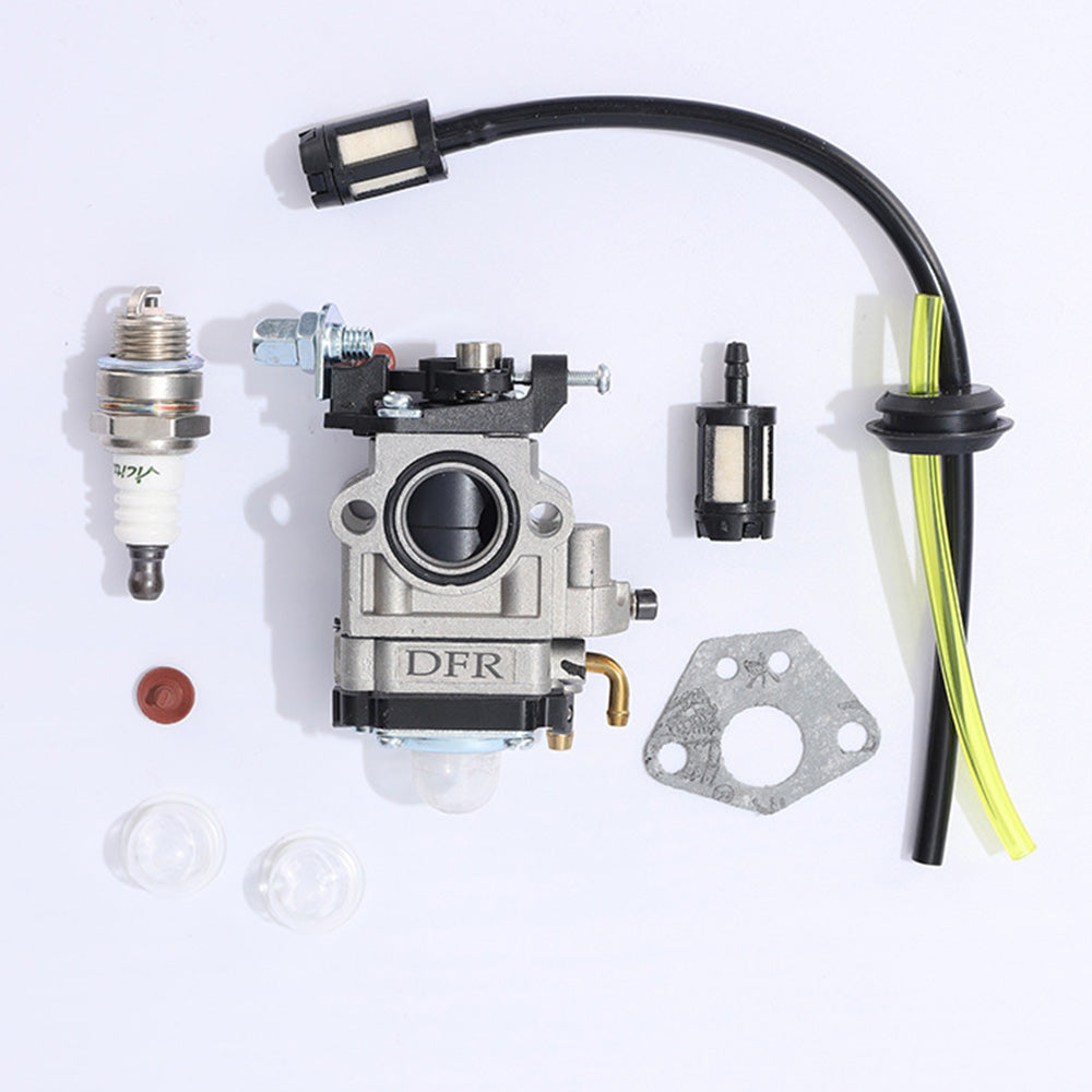 15mm Carburetor for 33cc 43cc 52cc 2-Stroke Brushcutter Whipper Snipper Chopper Trimmer Weed Eater Carb Replacement