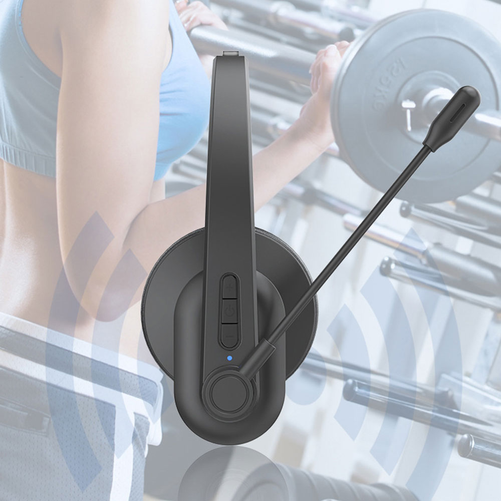Bluetooth Headset with Microphone Wireless Business Headphones Mic