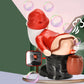 Santa Claus Bubble Machine Christmas Funny Bubble Toy Electric Santa Butt Bubble Machine