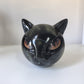 Luxury Black Cat Sculpture Elegant Home Decor Gift Ready Art Piece