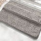 Two Layers Bath Mat 40x60cm Thick Soft Absorbent Chenille Bath Rug Mat