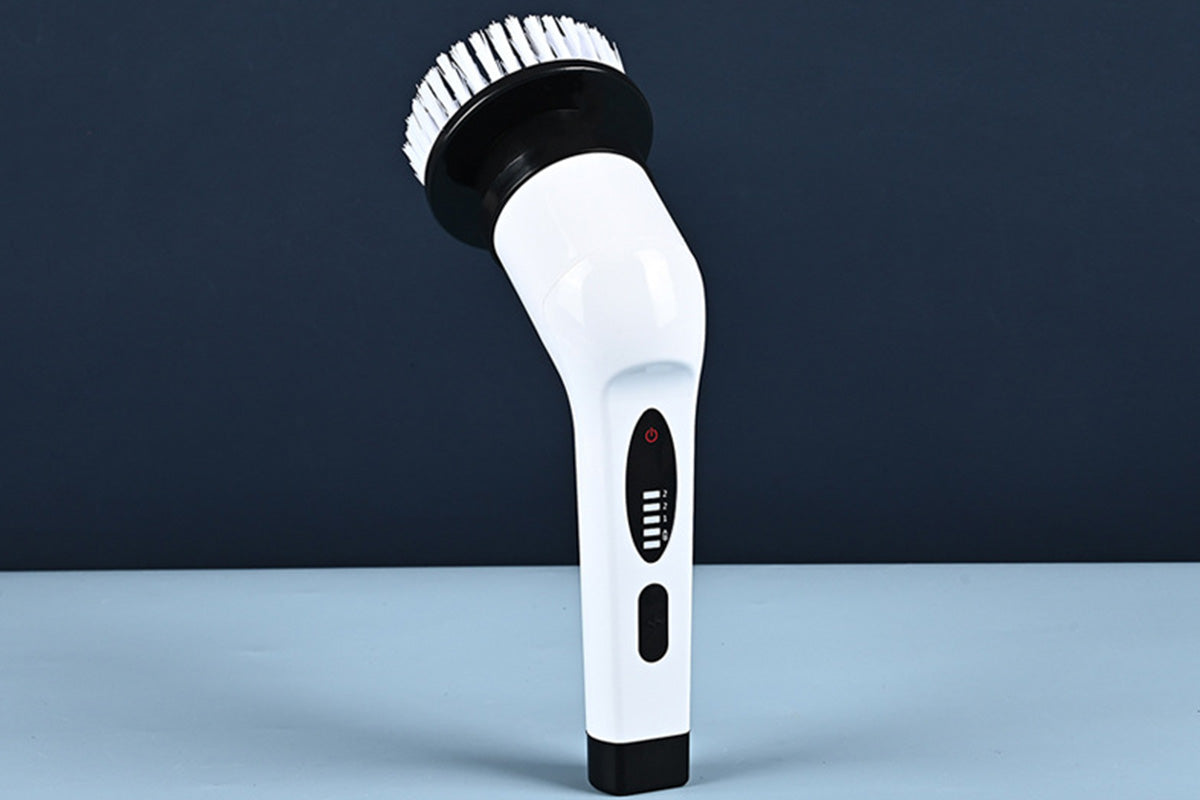 Electric Spin Scrubber Cordless Cleaning Brush Scrubber With 8 Replaceable Brush Heads