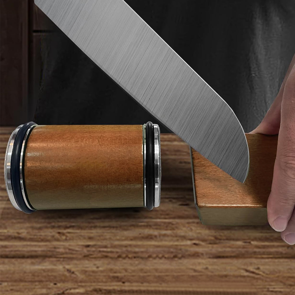 Knife Sharpener Tool Rolling Sharpener Kit with 15 and 20 Degrees
