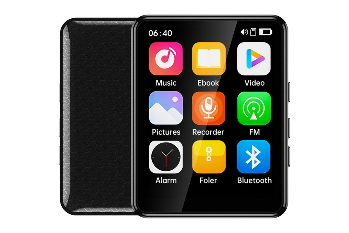 MP4 Player with Bluetooth 2.4 inch Music Player with Speaker and FM Radio