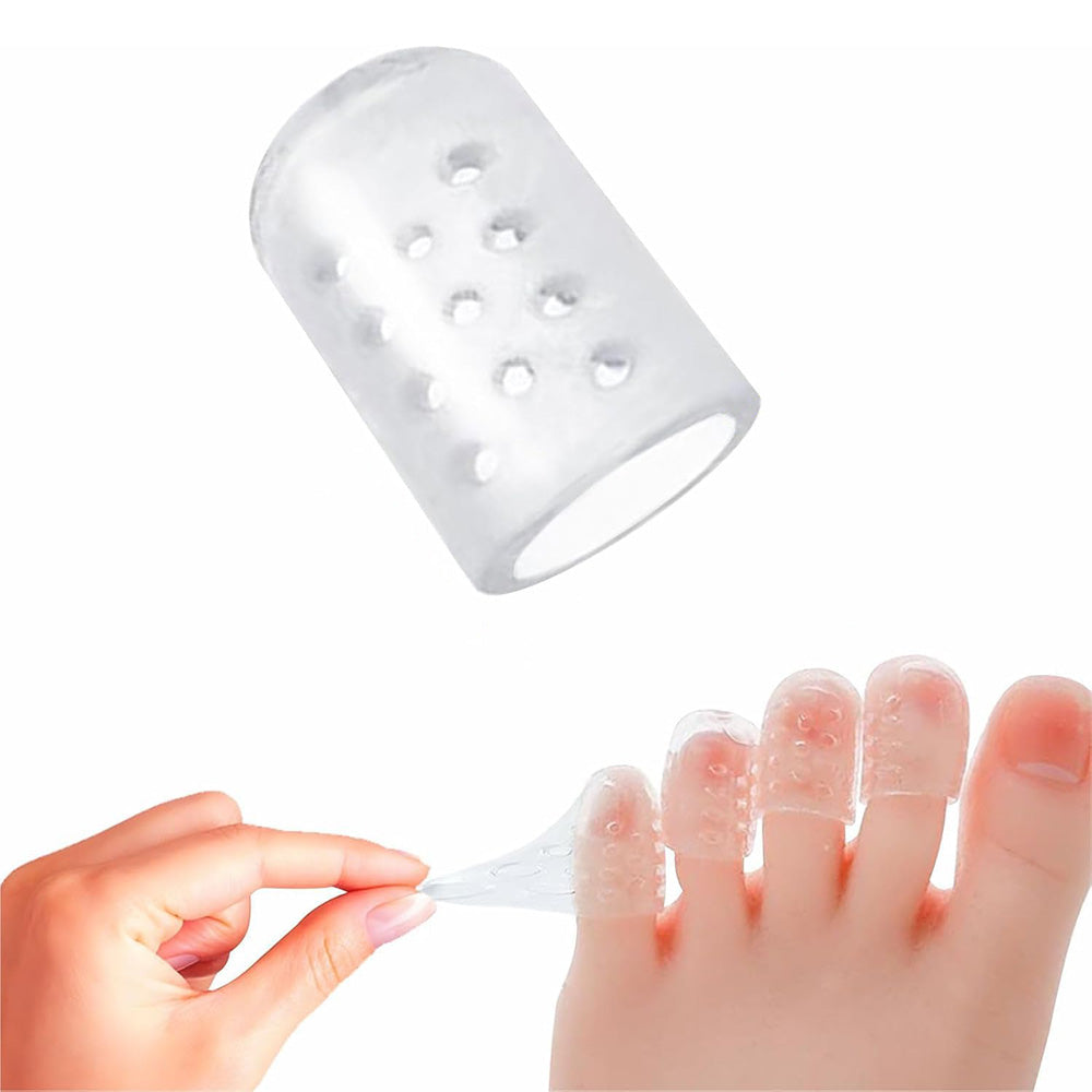 20PCS Toe Protectors Toe Caps Guards Soft Clear Toe Covers For Men Women