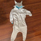 Animal Polyester Zipper Hooded Jumpsuit Onesie Adult Cosplay Unisex Pajamas Costume-Style 1