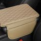 Microfiber Leather Car Center Console Cover Car Arm Rest Cover with 2 Storage Bags