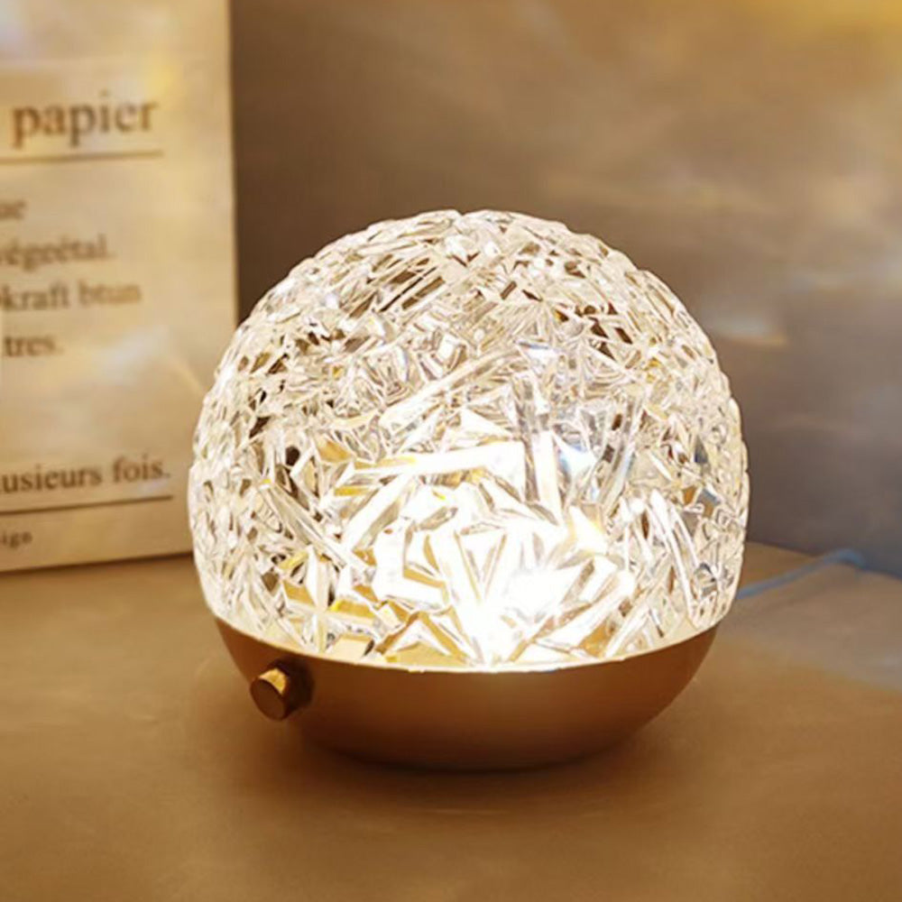 16 Color Rechargeable RGB Water Ripple Mood Lamp with Touch Dimming