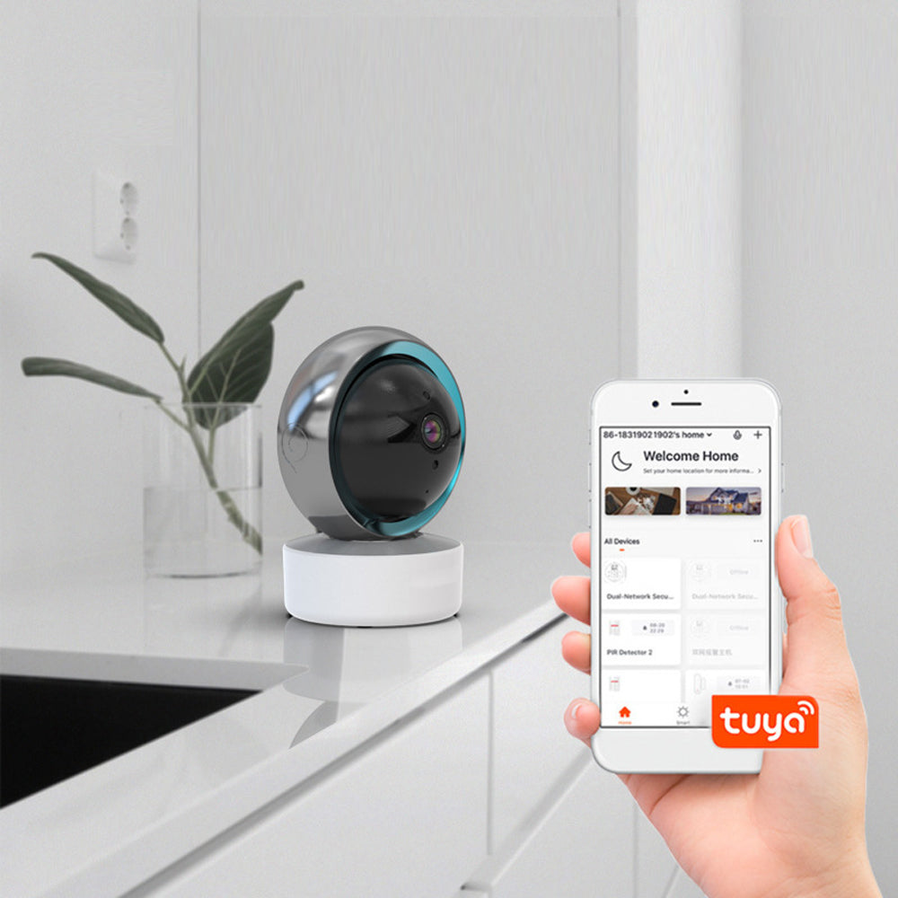Color Night Vision Camera with 32GB Card Wired 1080P Smart Home Security Camera