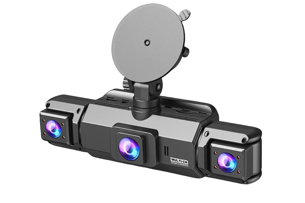 4 Channel Dashcam Front Rear Left Right Car Camera with App Control