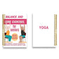 30 Day Chair Yoga Spiral Notebook Illustrated Sitting Guide
